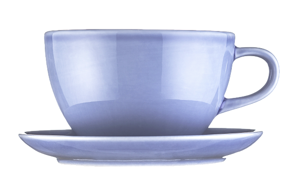 Кофейная пара RISE 320 мл васильковая